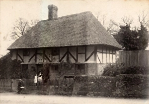 Garden Prints: Fittleworth: cottage, 1910