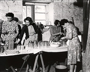 Fittleworth Womens Institute canning tomatoes at Mill House