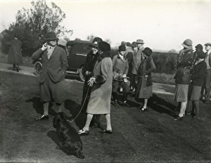 Fashion Prints: Gathering of people at Lakers Lodge, 8 March 1930