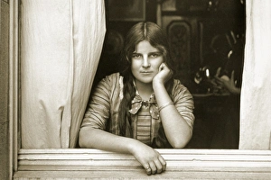 Girl at a window
