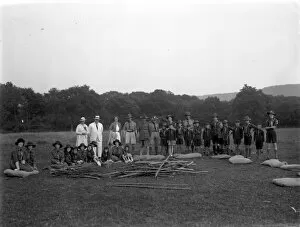 Images Dated 8th March 2013: Graffham Boy Scouts, July 1935