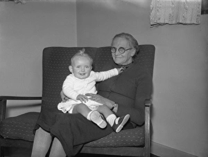 Grandmother with baby Grandmother with baby