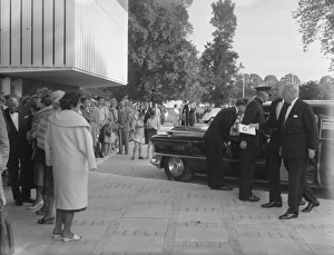 1960s Prints: Guests arriving for the opening of Chichester Festival Theatre, 5 July 1962
