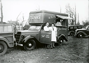Lorry Prints: H G Tunks & Sons Mobile Catering Van - December 1948