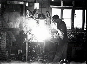 Halnaker Blacksmith at work - 16 May 1945