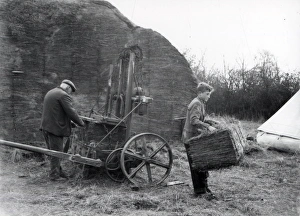Hay tying - March 1940