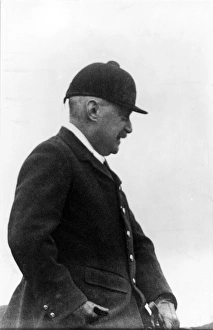 Horse rider on horseback, Dec 1924