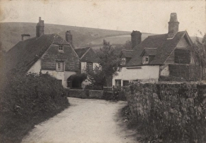 Heritage Prints: Houses in Cocking village, 1905