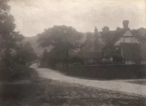 Images Dated 12th December 2012: Houses in Heyshott village, 1906