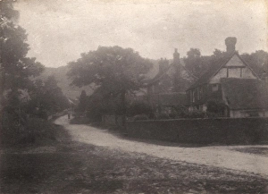 Heritage Prints: Houses in Heyshott village, 1906