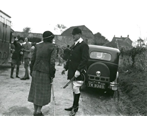 Huntsman with whip, Sussex