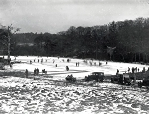 Ice Skating on Benbow Pond at Midhurst Ice Skating on Benbow Pond at Midhurst