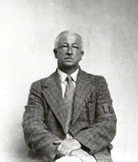 Wartime Prints: Identity Card Photograph - about 1940
