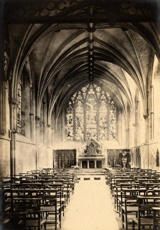 Interior of the Lady Chapel at Chichester Cathedral, 3 June 1895 Interior of the Lady Chapel at Chichester Cathedral, 3 June 1895