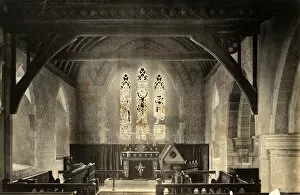 Images Dated 27th September 2012: Interior of St James Church, Ashurst, 1 May 1893