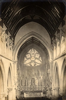 Building Prints: Interior of St Mary Magdalene, Brighton, 17 August 1889