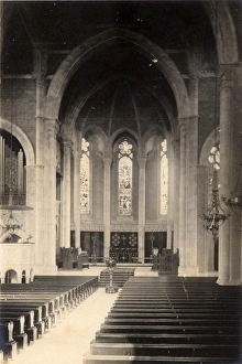 Religion Prints: The interior of St Marys Church, Brighton