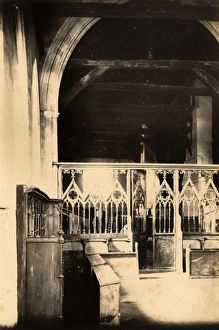 The interior of St Marys Hospital in Chichester, 4 September 1888 The interior of St Marys Hospital in Chichester, 4 September 1888