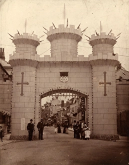 Jubilee Arch, South Gate, Chichester, 22 June 1897