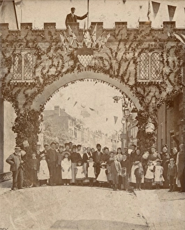 Jubilee Arch, West Gate, Chichester, 1897