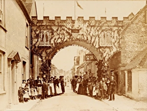 Jubilee Arch, West Gate, Chichester, 1897