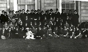 Leconfield Nursing Party at Petworth House - about August 1940 Leconfield Nursing Party at Petworth House - about August 1940