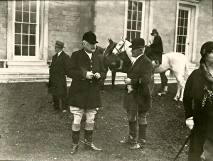 Rider Prints: Leconfield Opening Meet on lawn outside Petworth House, 1931