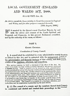 Local Government Act, 1888