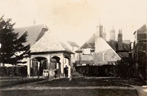 Sussex Prints: The lych gate at Cuckfield, 22 June 1894