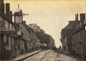 John Fletcher Collection - 'Wanderings In Sussex' Prints: Main Street in Mayfield, 1907
