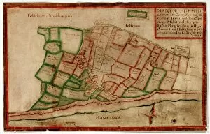 Additional Manuscript Collection: Map of the Manor of Middleton, 1606