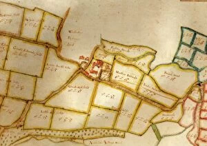 Additional Manuscript Collection: Map of the manor of Woolbeding, 1652