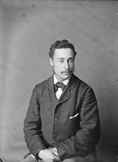 Moustache Prints: Maurice Ricketts (seated)
