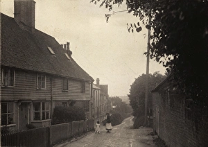 John Fletcher Collection - 'Wanderings In Sussex' Prints: Mayfield street view, 1907