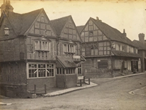 Midhurst: Old buildings in Market Square, 1903