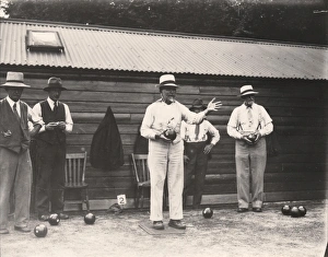 Milton Park Bowls, Portsmouth v. Fittleworth Bowling Match, 5 August 1933