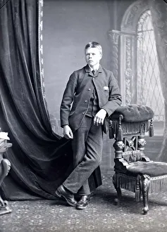 Portrait Prints: Mr Whittington, Neville Wood, Fittleworth