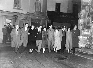 New Year celebrations, 31 Dec 1955