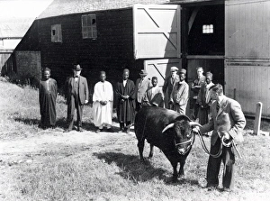 Farming Prints: Nigerian Visitors to Stag Park, Petworth - 11 August 1946
