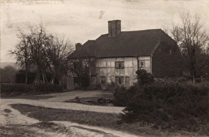 An old house near Slaugham, 1908