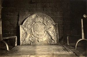 Home Prints: Ornate fire plate at Peppers Farm, Ashurst, 1 May 1893