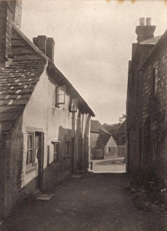 A passageway in Steyning, 1912