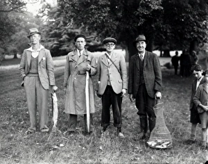Clothes Prints: Petworth Park Fishing Competition for the Welcome Home'Fund - 14 September 1946