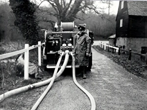 Petworth R. D. C. Fire Brigade Demonstration - January 1939