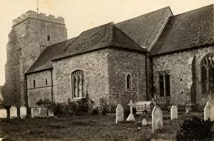 Images Dated 9th October 2012: Pevensey: St Nicholass Church, 23 July 1893