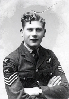 Military Prints: Portrait of an Air gunner - Christmas 1942