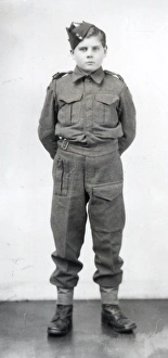 Military Prints: Portrait of an Army Cadet - about 1942