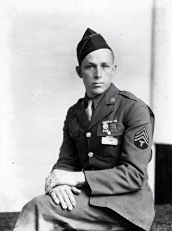 Portrait of a US Army Sergeant - 16 Mar 1944