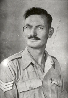 George Garland Prints: Portrait of an Army Sergeant - Nov 1943