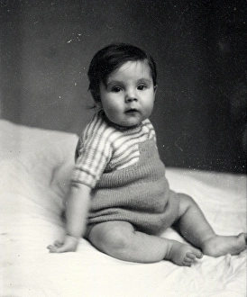 Clothing Prints: Portrait of a Baby - about 1941